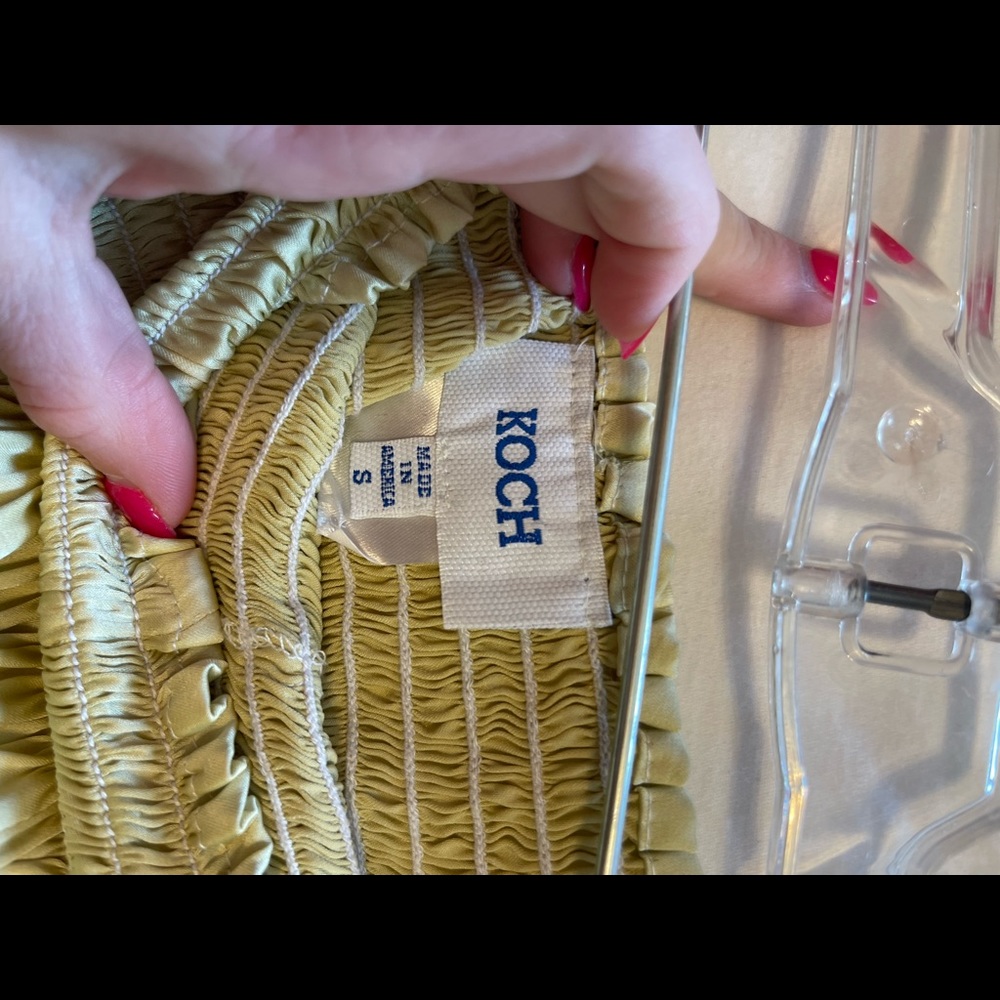 Gold KOCH ERICA SKIRT worn once size S